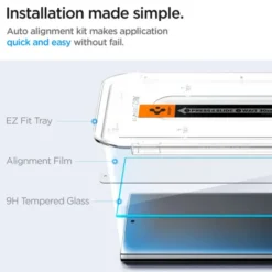 Spigen Samsung|Szkła-Szkło Hartowane Glas.tr ”ez Fit” 2-pack Samsung Galaxy S24 Ultra Clear