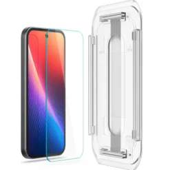 Spigen Google|Pixel 9A-SZKŁO HARTOWANE GOOGLE PIXEL 9A GLAS.TR ”EZ FIT” 2-PACK CLEAR
