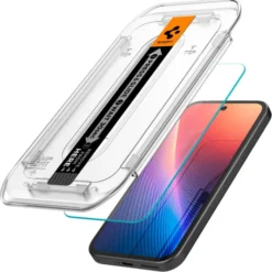 Spigen Google|Pixel 9A-SZKŁO HARTOWANE GOOGLE PIXEL 9A GLAS.TR ”EZ FIT” 2-PACK CLEAR