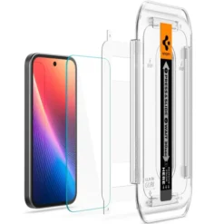 Spigen Google|Pixel 9A-SZKŁO HARTOWANE GOOGLE PIXEL 9A GLAS.TR ”EZ FIT” 2-PACK CLEAR