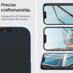 Spigen Iphone 13|Iphone 13 Pro-Szkło Hartowane iPhone 17E / 16E / 14 / 13 Pro / 13 Glas.Tr ”ez Fit” 2-Pack