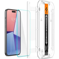 Spigen Iphone 16 Plus|Apple-Szkło Hartowane iPhone 16 Plus / 15 Plus Glas.tr ”ez Fit” 2-pack