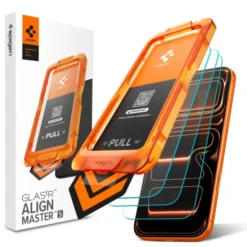 Spigen Iphone 17 Pro|Apple-SZKŁO HARTOWANE IPHONE 17 PRO ALM GLAS.TR SLIM 3-PACK CLEAR