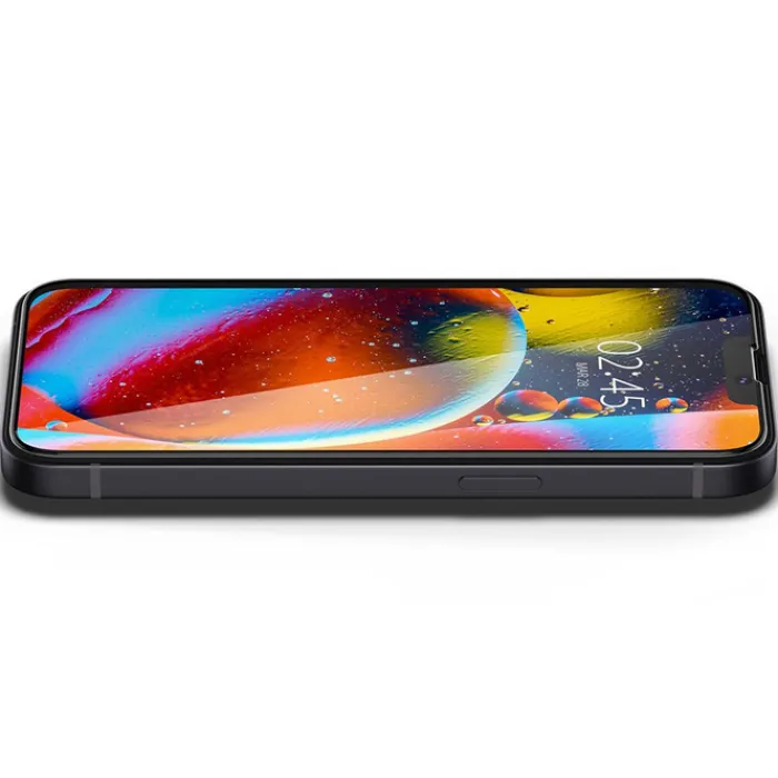 Spigen Iphone 13|Iphone 13 Pro-Szkło Hartowane iPhone 17E / 16E / 14 / 13 Pro / 13 Glass Fc Full Cover Black