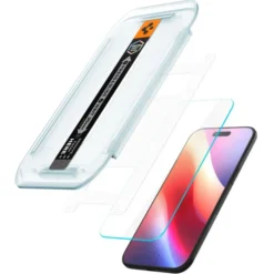 Spigen Apple|Iphone 17 Air-SZKŁO HARTOWANE IPHONE 17 AIR GLAS.TR ”EZ FIT” 2-PACK CLEAR