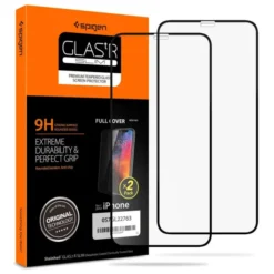 Spigen Iphone X|Iphone Xs-Szkło Hartowane iPhone 11 Pro X / Xs Glass Fc 2-pack Black