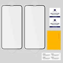 Spigen Iphone X|Iphone Xs-Szkło Hartowane iPhone 11 Pro X / Xs Glass Fc 2-pack Black