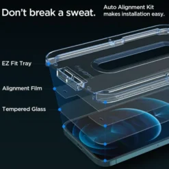 Spigen Iphone 12 Pro Max|Apple-Szkło Hartowane iPhone 12 Pro Max Glas.tr ”ez Fit” 2-pack