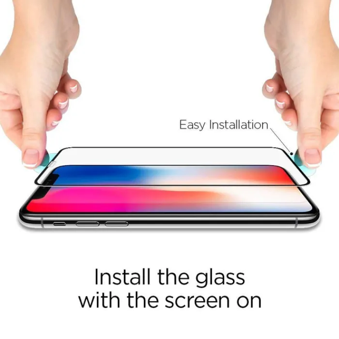 Spigen Iphone 11 Pro Max|Iphone Xs Max-Szkło Hartowane Iphone 11 Pro Max / Xs Max Glas.Tr Hd Fc Full Glue