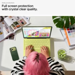 Spigen Macbook Neo 13|Macbook-SZKŁO HARTOWANE MACBOOK NEO 13 2026 GLAS.TR SLIM FC BLACK