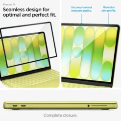 Spigen Macbook Neo 13|Macbook-SZKŁO HARTOWANE MACBOOK NEO 13 2026 GLAS.TR SLIM FC BLACK