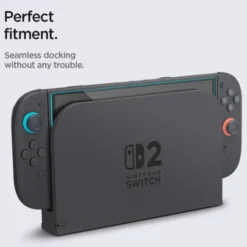 Spigen Nintendo|Akcesoria Do Konsol-SZKŁO HARTOWANE NINTENDO SWITCH 2 GLAS.TR ”EZ FIT” 2-PACK CLEAR