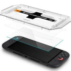 Spigen Nintendo|Akcesoria Do Konsol-SZKŁO HARTOWANE NINTENDO SWITCH 2 GLAS.TR ”EZ FIT” 2-PACK CLEAR