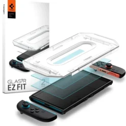 Spigen Nintendo|Akcesoria Do Konsol-SZKŁO HARTOWANE NINTENDO SWITCH 2 GLAS.TR ”EZ FIT” 2-PACK CLEAR