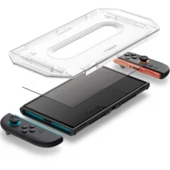 Spigen Nintendo|Akcesoria Do Konsol-SZKŁO HARTOWANE NINTENDO SWITCH 2 GLAS.TR ”EZ FIT” 2-PACK CLEAR