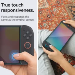 Spigen Nintendo|Akcesoria Do Konsol-SZKŁO HARTOWANE NINTENDO SWITCH 2 GLAS.TR ”EZ FIT” 2-PACK CLEAR