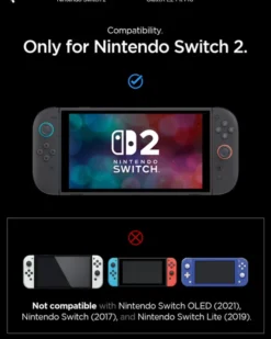 Spigen Nintendo|Akcesoria Do Konsol-SZKŁO HARTOWANE NINTENDO SWITCH 2 GLAS TR EZ FIT PRO 2-PACK