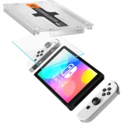Spigen Inne|Nintendo-Szkło Hartowane Nintendo Switch Oled Glas.Tr ”ez Fit” 2-Pack