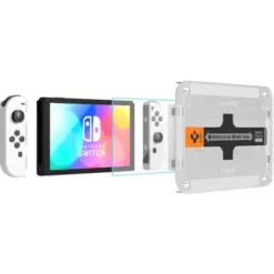 Spigen Inne|Nintendo-Szkło Hartowane Nintendo Switch Oled Glas.Tr ”ez Fit” 2-Pack