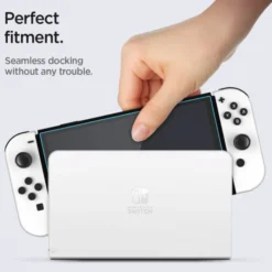Spigen Inne|Nintendo-Szkło Hartowane Nintendo Switch Oled Glas.Tr ”ez Fit” 2-Pack