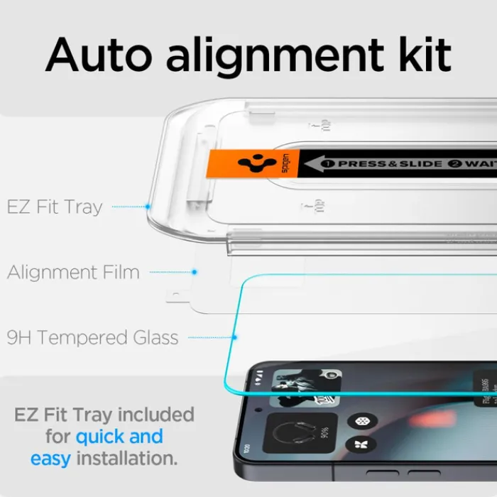 Spigen Inne Marki|Nothing Phone-SZKŁO HARTOWANE NOTHING PHONE 3 GLAS.TR ”EZ FIT” 2-PACK CLEAR