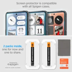 Spigen Inne Marki|Nothing Phone-SZKŁO HARTOWANE NOTHING PHONE 3 GLAS.TR ”EZ FIT” 2-PACK CLEAR