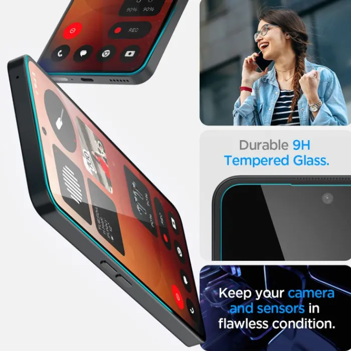 Spigen Inne Marki|Nothing Phone-SZKŁO HARTOWANE NOTHING PHONE 3A / 3A PRO GLAS.TR ”EZ FIT” CLEAR