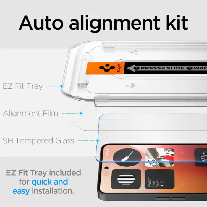 Spigen Inne Marki|Nothing Phone-SZKŁO HARTOWANE NOTHING PHONE 3A / 3A PRO GLAS.TR ”EZ FIT” CLEAR