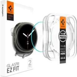 Spigen Galaxy Watch 8 40Mm|Samsung-SZKŁO HARTOWANE SAMSUNG GALAXY WATCH 8 40 MM GLAS.TR ”EZ-FIT” 2-PACK CLEAR