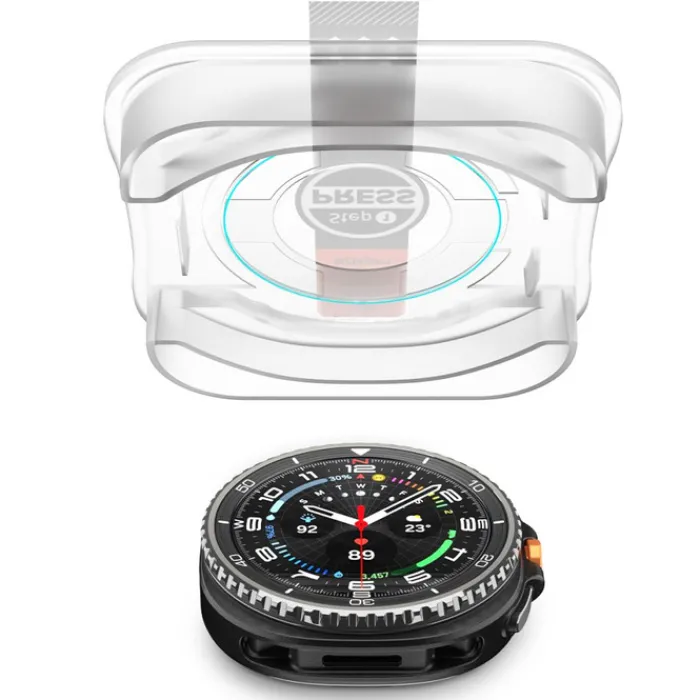 Spigen Galaxy Watch 8 Classic 46Mm|Samsung-SZKŁO HARTOWANE SAMSUNG GALAXY WATCH 8 CLASSIC 46 MM GLAS.TR ”EZ-FIT” 2-PACK CLEAR