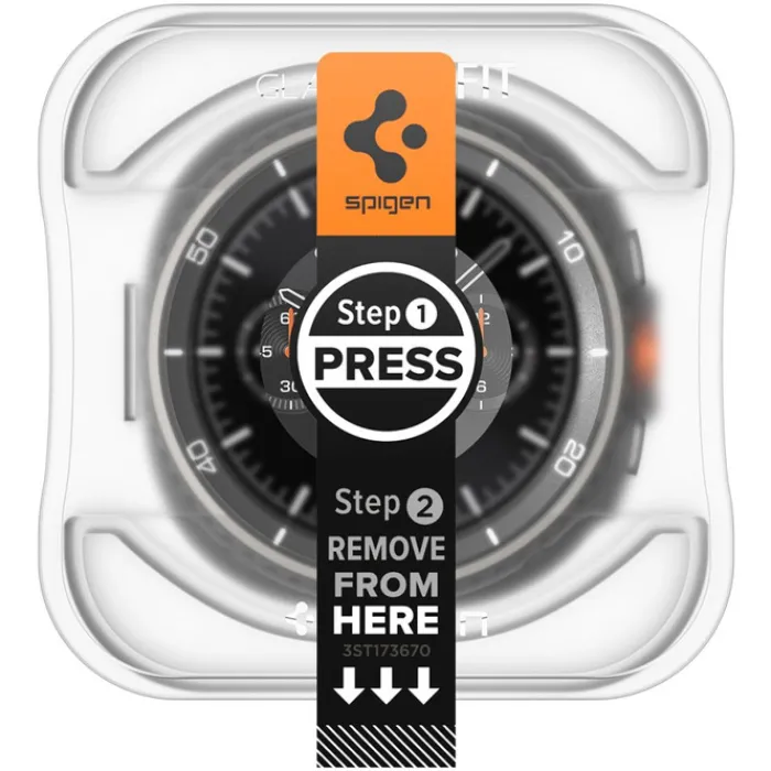 Spigen Galaxy Watch 8 Classic 46Mm|Samsung-SZKŁO HARTOWANE SAMSUNG GALAXY WATCH 8 CLASSIC 46 MM GLAS.TR ”EZ-FIT” 2-PACK CLEAR