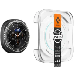 Spigen Galaxy Watch 8 Classic 46Mm|Samsung-SZKŁO HARTOWANE SAMSUNG GALAXY WATCH 8 CLASSIC 46 MM GLAS.TR ”EZ-FIT” 2-PACK CLEAR