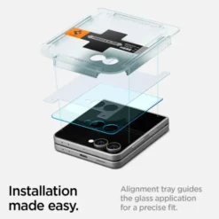 Spigen Samsung|Galaxy Z Flip 7-SZKŁO HARTOWANE SAMSUNG GALAXY Z FLIP 7 GLAS.TR ”EZ FIT” HD 2-PACK CLEAR