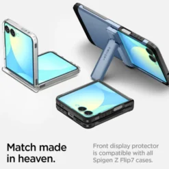 Spigen Samsung|Galaxy Z Flip 7-SZKŁO HARTOWANE SAMSUNG GALAXY Z FLIP 7 GLAS.TR ”EZ FIT” HD 2-PACK CLEAR