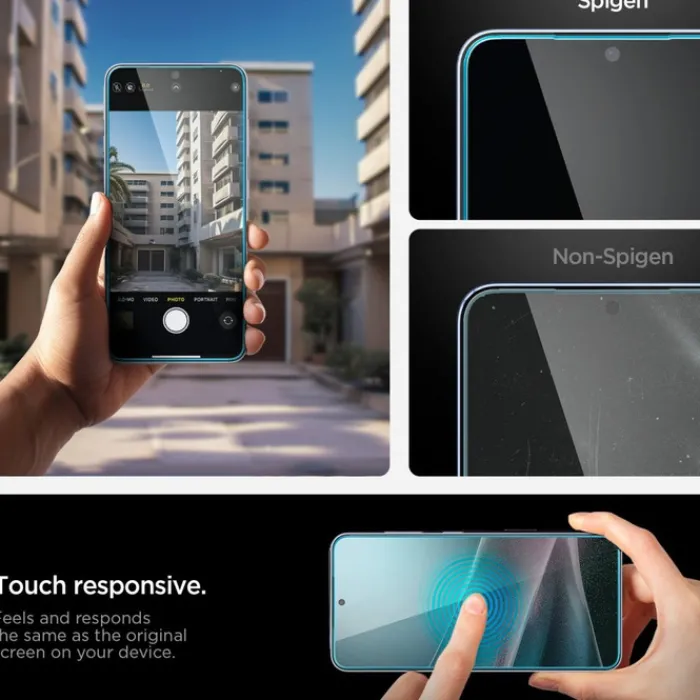 Spigen Samsung|Galaxy S25 Edge-SZKŁO HARTOWANE SAMSUNG GALAXY S25 EDGE GLAS.TR ”EZ FIT PRO” CLEAR