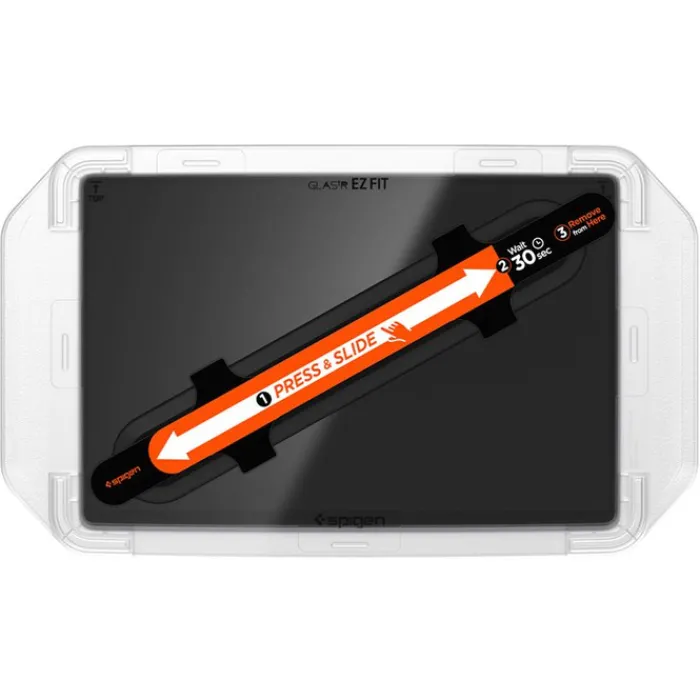 Spigen Tesla|Tesla-SZKŁO HARTOWANE TESLA MODEL Y 2025/2026 MODEL 3 2024/2025/2026 EZ FIT CLEAR TRANSPARENT 15.4" 1PAK