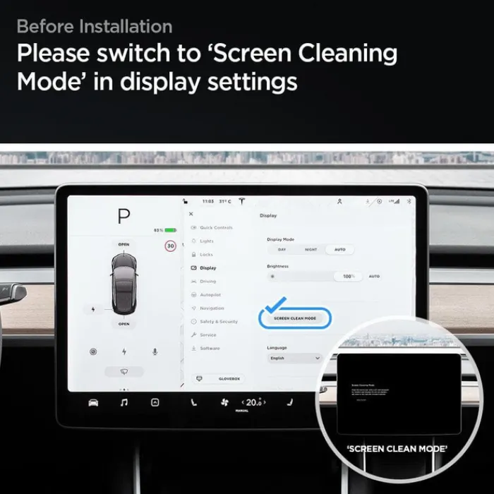 Spigen Tesla|Inne Marki-Szkło Hartowane Tesla Model 3 Y Glas.Tr ”ez Fit”