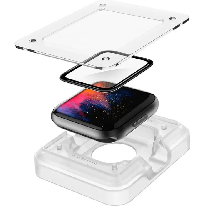 Spigen Apple Watch Se 44Mm|Apple Watch Se 2024 44Mm-Szkło Hybrydowe Apple Watch 4 / 5 / 6 SE 44 MM Proflex ”ez Fit”
