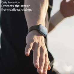 Spigen Apple Watch 11 46Mm|Apple Watch 10 46Mm-SZKŁO HYBRYDOWE ELITE SHIELD ”EZ FIT” 2-PACK APPLE WATCH 10 (46 MM) CLEAR