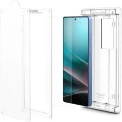Spigen Samsung|Galaxy S25 Ultra-SZKŁO HYBRYDOWE SAMSUNG GALAXY S25 ULTRA ELITE SHIELD ”EZ FIT” HD CLEAR
