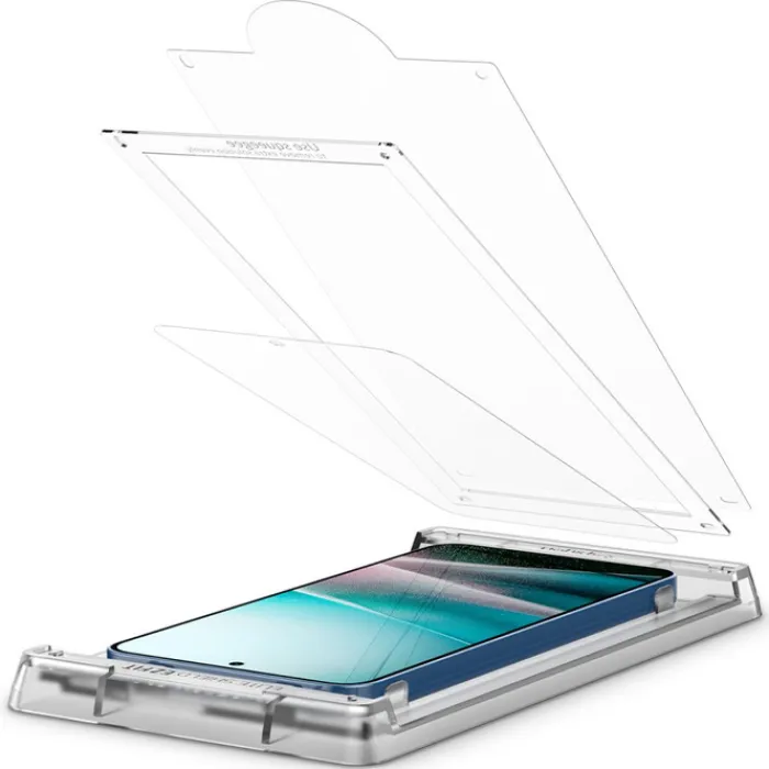 Spigen Samsung|Galaxy S25 Plus-SZKŁO HYBRYDOWE SAMSUNG GALAXY S25 PLUS ELITE SHIELD ”EZ FIT” HD CLEAR
