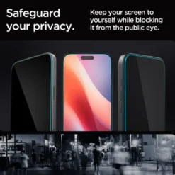 Spigen Iphone 17|Iphone 17 Pro-SZKŁO PRYWATYZUJĄCE GLAS.TR ”EZ FIT” 2-PACK IPHONE 16 PRO, 17, 17 Pro PRIVACY