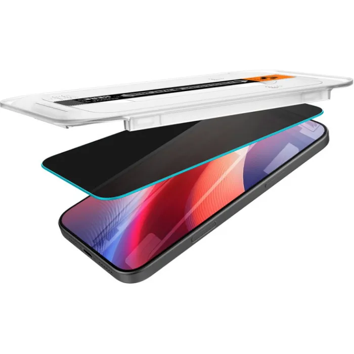 Spigen Iphone 16 Pro Max|Iphone 17 Pro Max-SZKŁO PRYWATYZUJĄCE GLAS.TR ”EZ FIT” 2-PACK IPHONE 16 PRO MAX, 17 PRO MAX PRIVACY