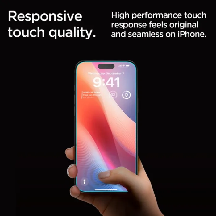 Spigen Iphone 16 Pro Max|Iphone 17 Pro Max-SZKŁO PRYWATYZUJĄCE GLAS.TR ”EZ FIT” 2-PACK IPHONE 16 PRO MAX, 17 PRO MAX PRIVACY