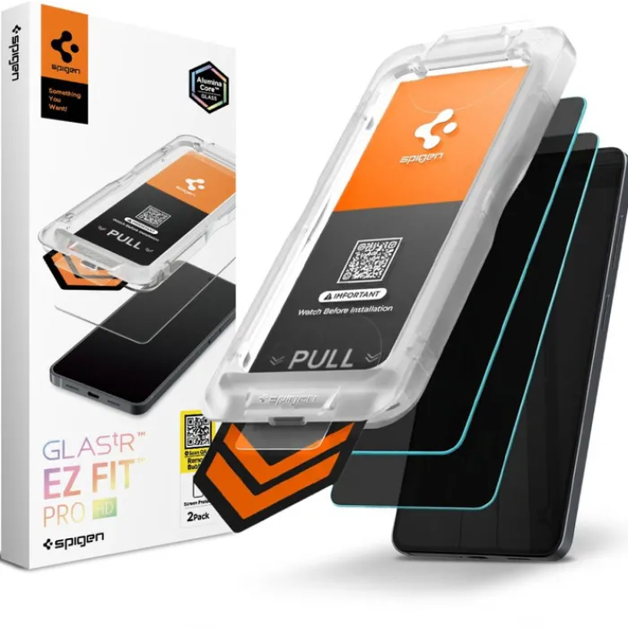Spigen Samsung|Galaxy S26-SZKŁO PRYWATYZUJĄCE GLAS.TR "EZ FIT PRO AC" HD 2-PACK GALAXY S26 PRIVACY