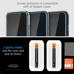 Spigen Pixel 9|Google-SZKŁO PRYWATYZUJĄCE GOOGLE PIXEL 9 / 9 PRO / 10 / 10 PRO GLAS.TR ”EZ FIT” 2-PACK PRIVACY