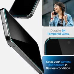 Spigen Google|Pixel 9 Pro Xl-SZKŁO PRYWATYZUJĄCE GOOGLE PIXEL 9 PRO XL GLAS.TR ”EZ FIT” 2-PACK PRIVACY