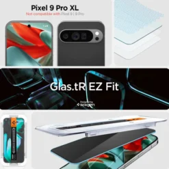 Spigen Google|Pixel 9 Pro Xl-SZKŁO PRYWATYZUJĄCE GOOGLE PIXEL 9 PRO XL GLAS.TR ”EZ FIT” 2-PACK PRIVACY