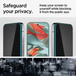Spigen Google|Pixel 9 Pro Xl-SZKŁO PRYWATYZUJĄCE GOOGLE PIXEL 9 PRO XL GLAS.TR ”EZ FIT” 2-PACK PRIVACY