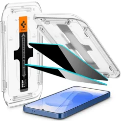 Spigen Szkła|Galaxy S25-SZKŁO PRYWATYZUJĄCE SAMSUNG GALAXY S24 / S25 GLAS.TR ”EZ FIT” HD 2-PACK PRIVACY